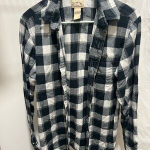 Mountain Khakis Checkered Shirt in Black and White